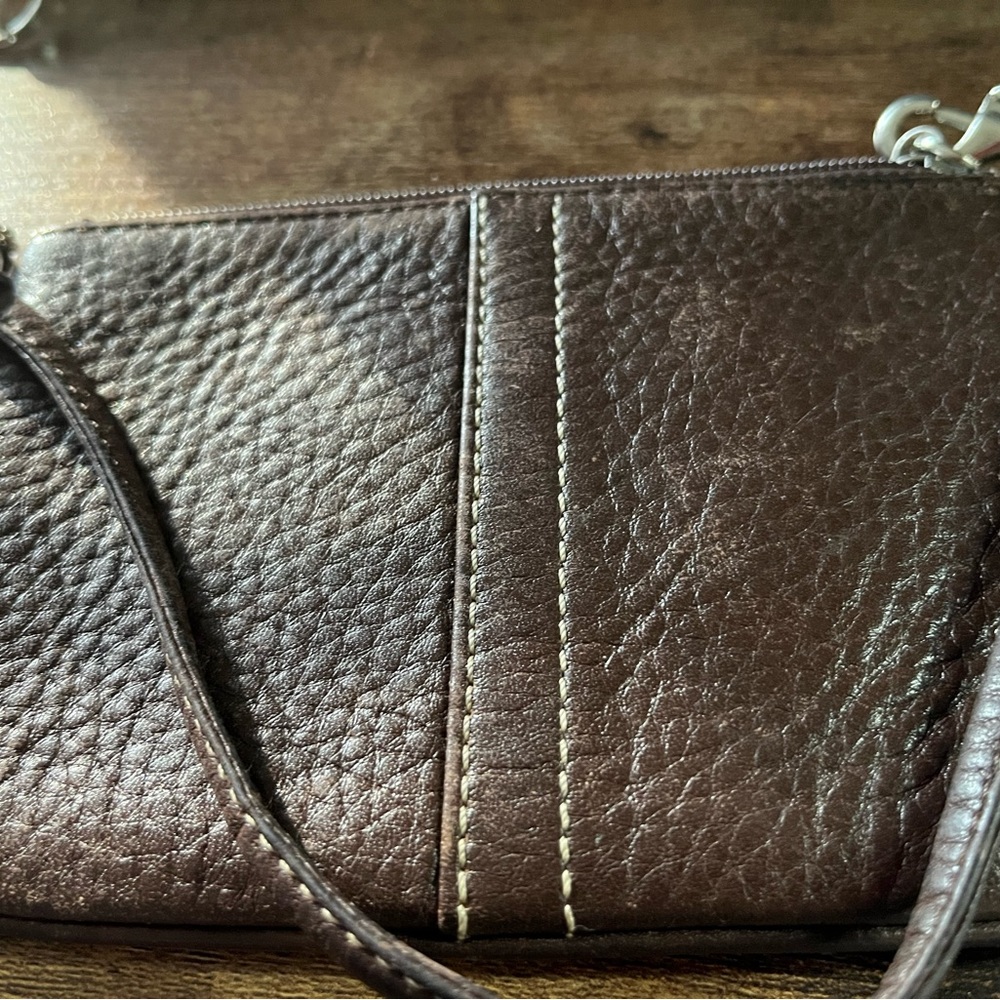 Vintage coach wristlet